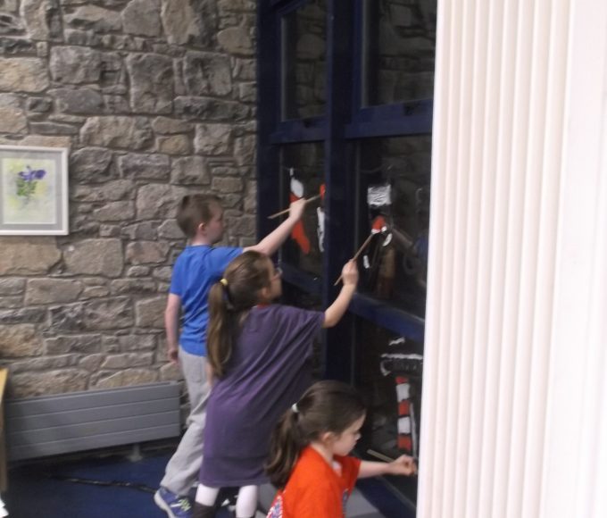 Cashel: Christmas Window Painting Complete!