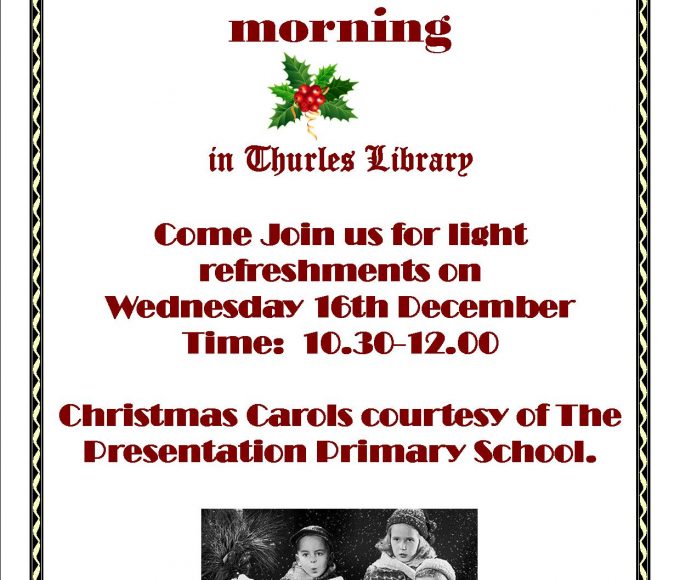 Thurles: Christmas Coffee Morning In The Library