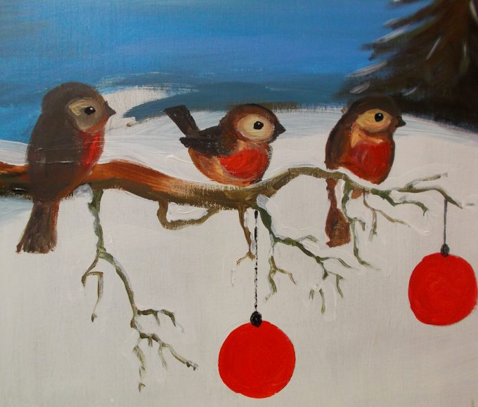 Winter Tree Arrives In Roscrea Library