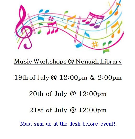 Music Workshops @ Nenagh Library