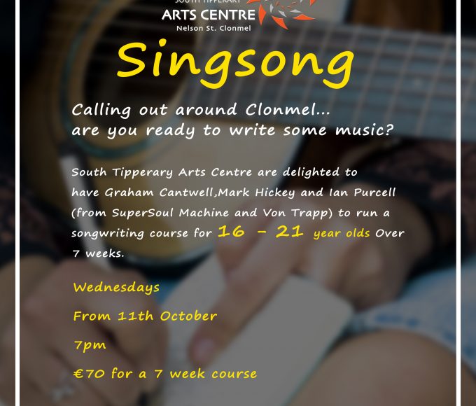 Singsong At South Tipperary Arts Centre Clonmel