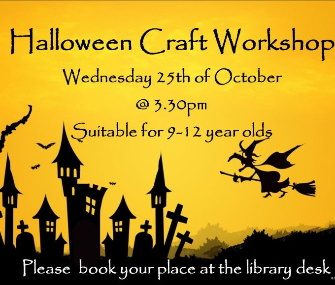 Halloween Craft Workshop In Cashel Library