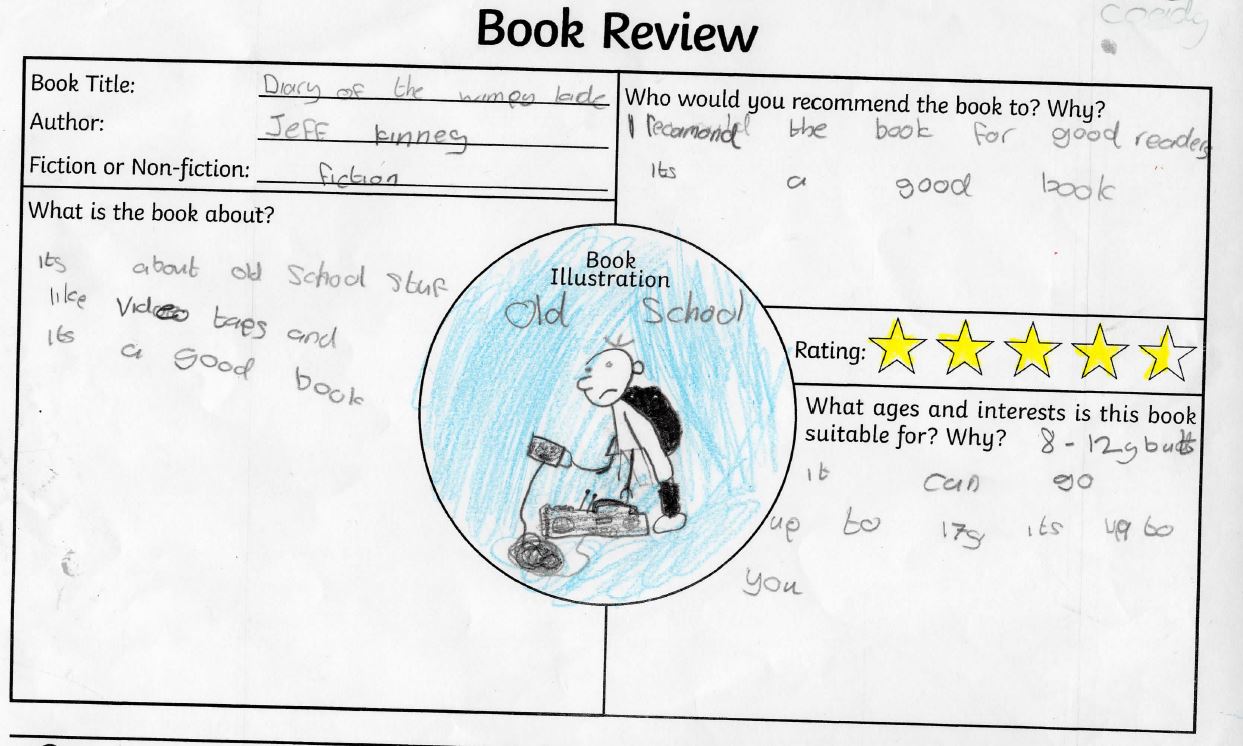 Scoil Mhuire Kilvemnon Book Reviews – Tipperary Library