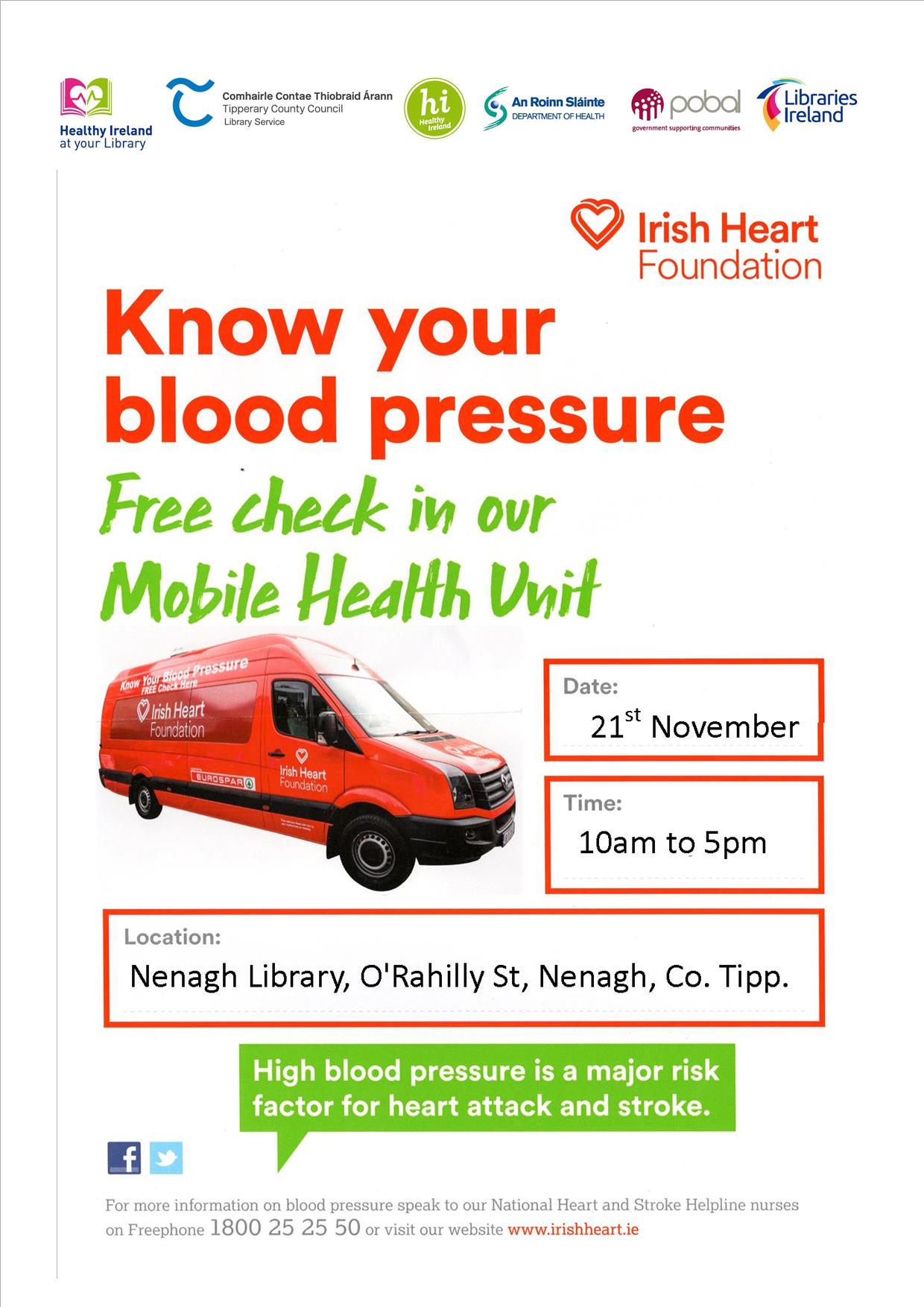 Blood Pressure Chart Ireland