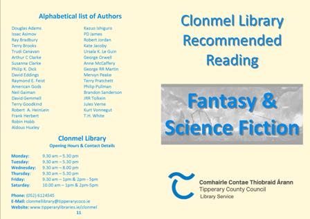 Fantasy and Science Fiction Brochure Cover