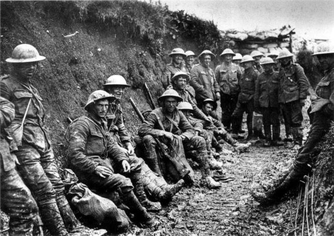 Soldiers at the Battle of the Somme