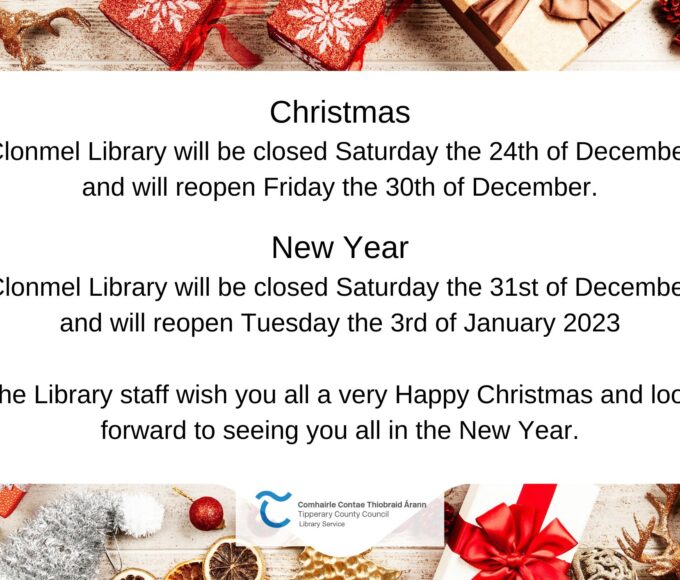 Notice Of Christmas Hours