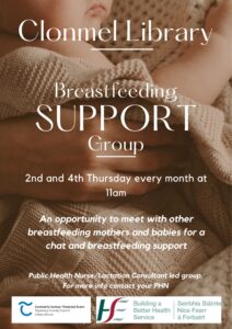picture of woman and child for breastfeeding support group in Clonmel library