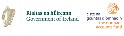 Government of Ireland and Dormant Accounts Fund logos