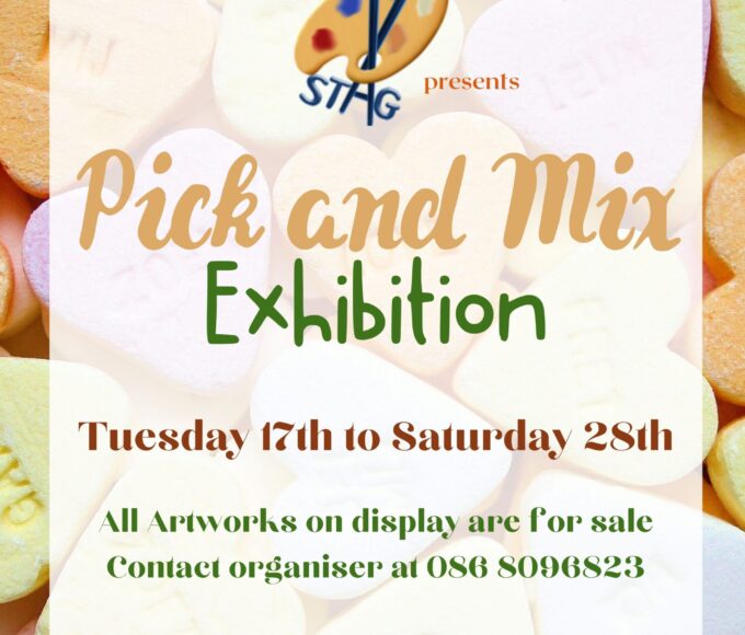 Clonmel Library And South Tipperary Arts Group Pick And Mix Exhibition Running From 17th To 28th January In Clonmel Library South Tipperary Art Group Are Also On Display At Clonmel Showgrounds, Befani's Restaurant, Slievenamon Golf Club & Hotel Minella Leisure Centre