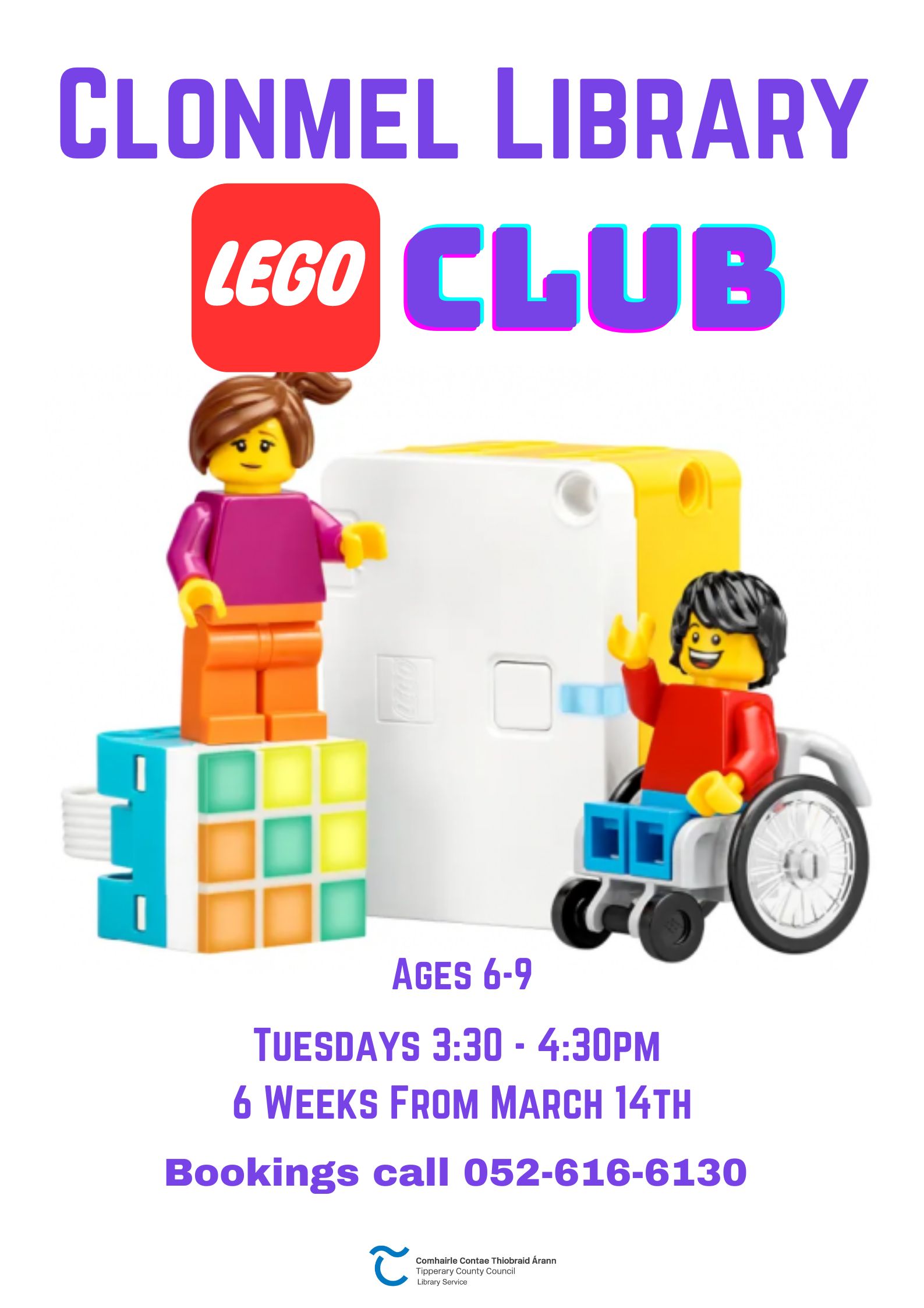 Poster For Clonmel Lego Club