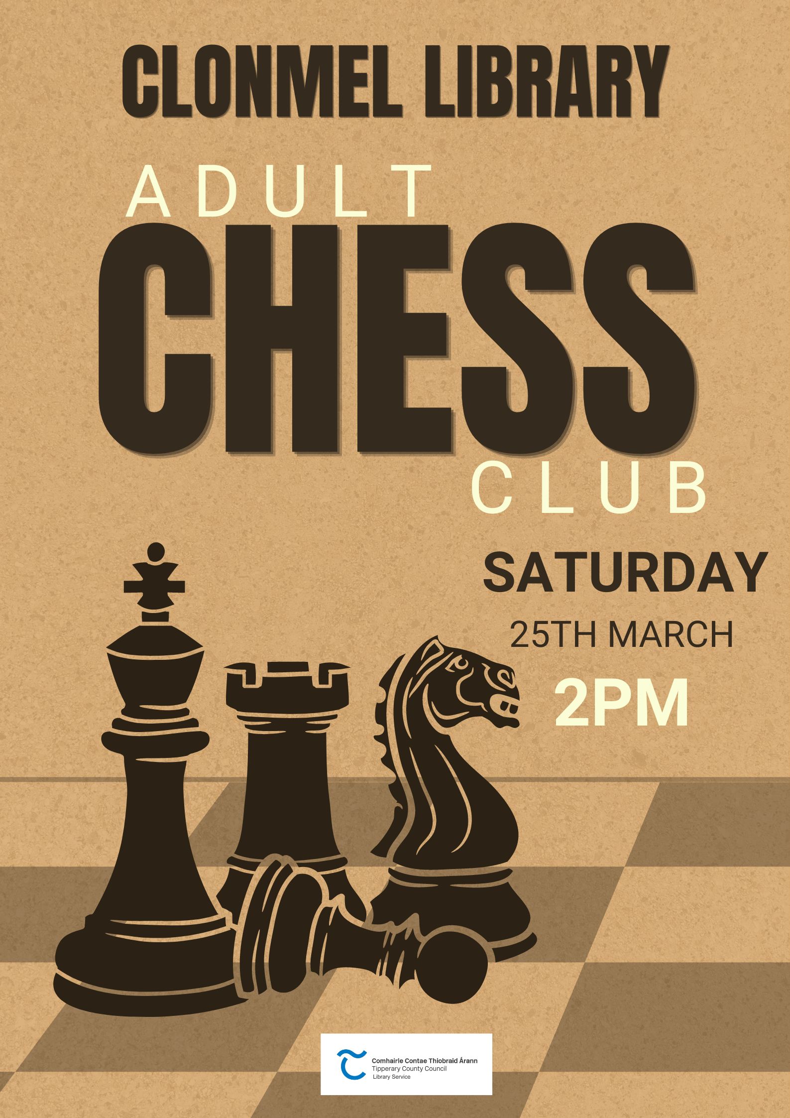 poster for adult chess