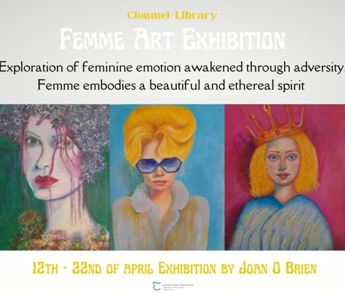 Poster For Art Exhibition In Clonmel Library
