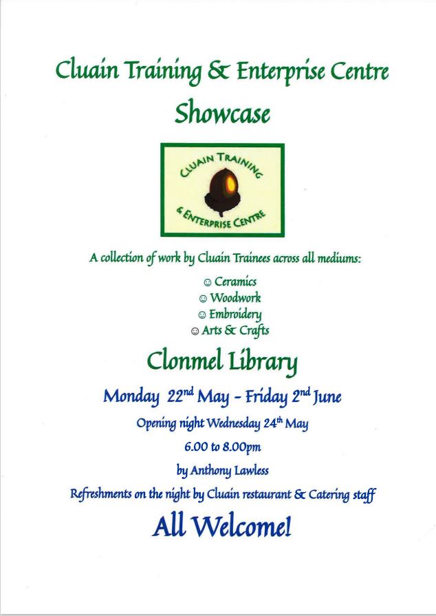 Cluain Showcase in Clonmel Library