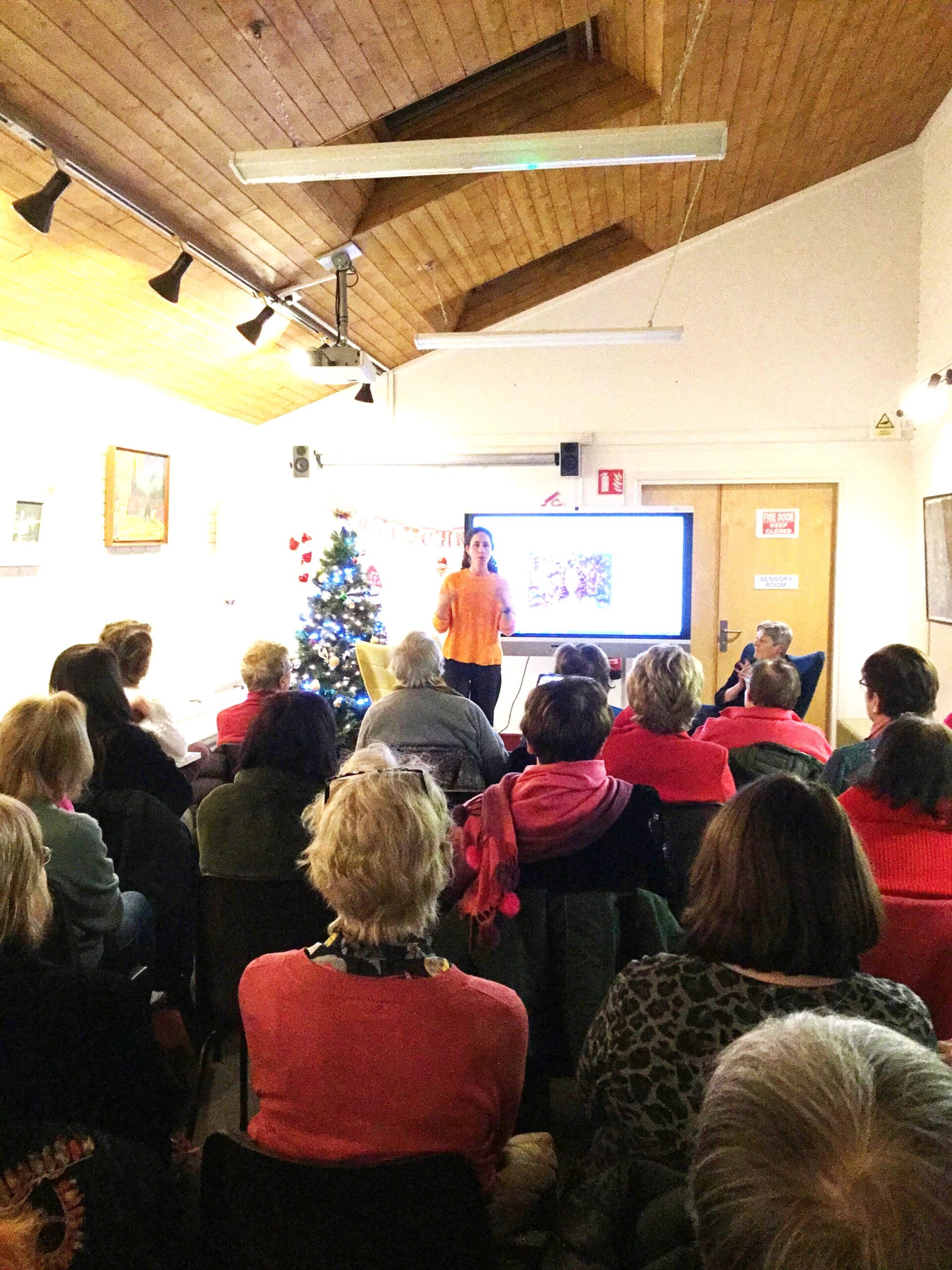 picture of crowd attending bookclub in clonmel library