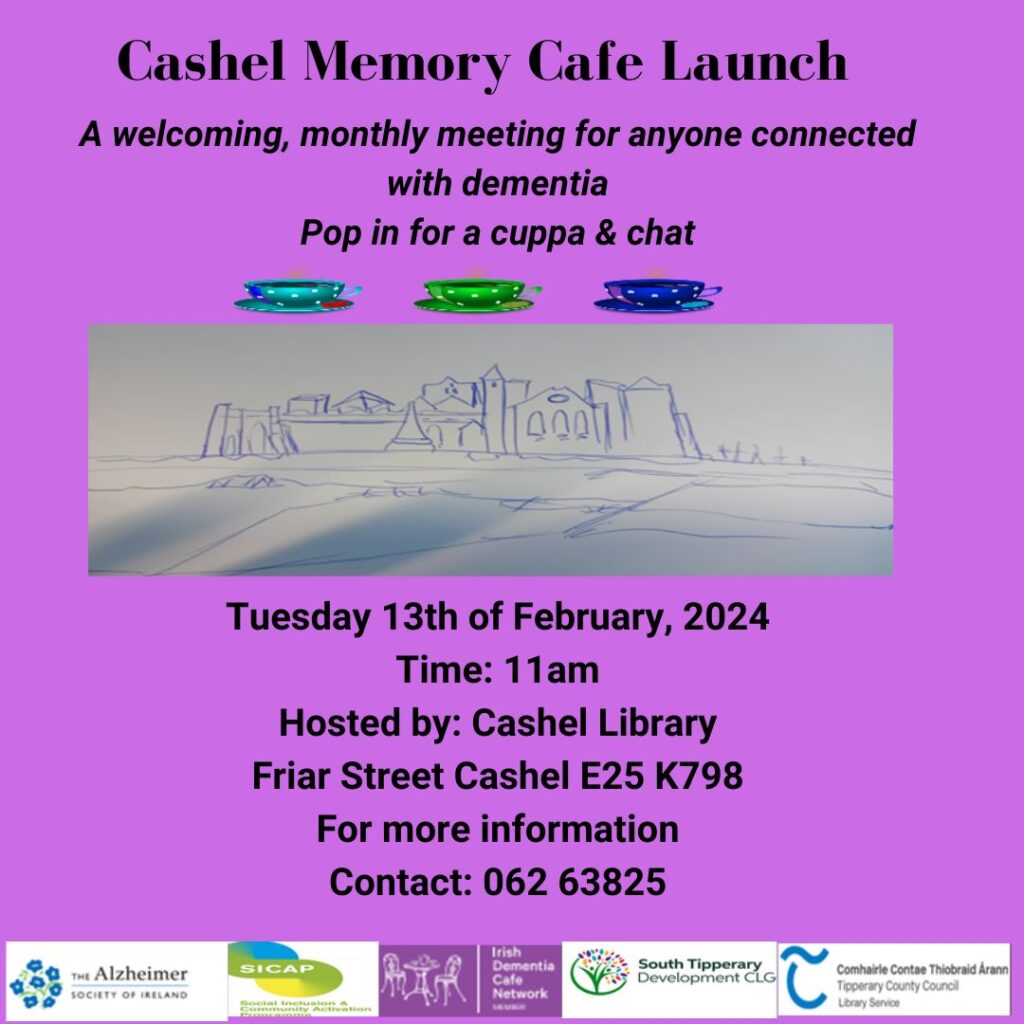 Memory Cáfe Launch in Cashel Library Tipperary County Council Library