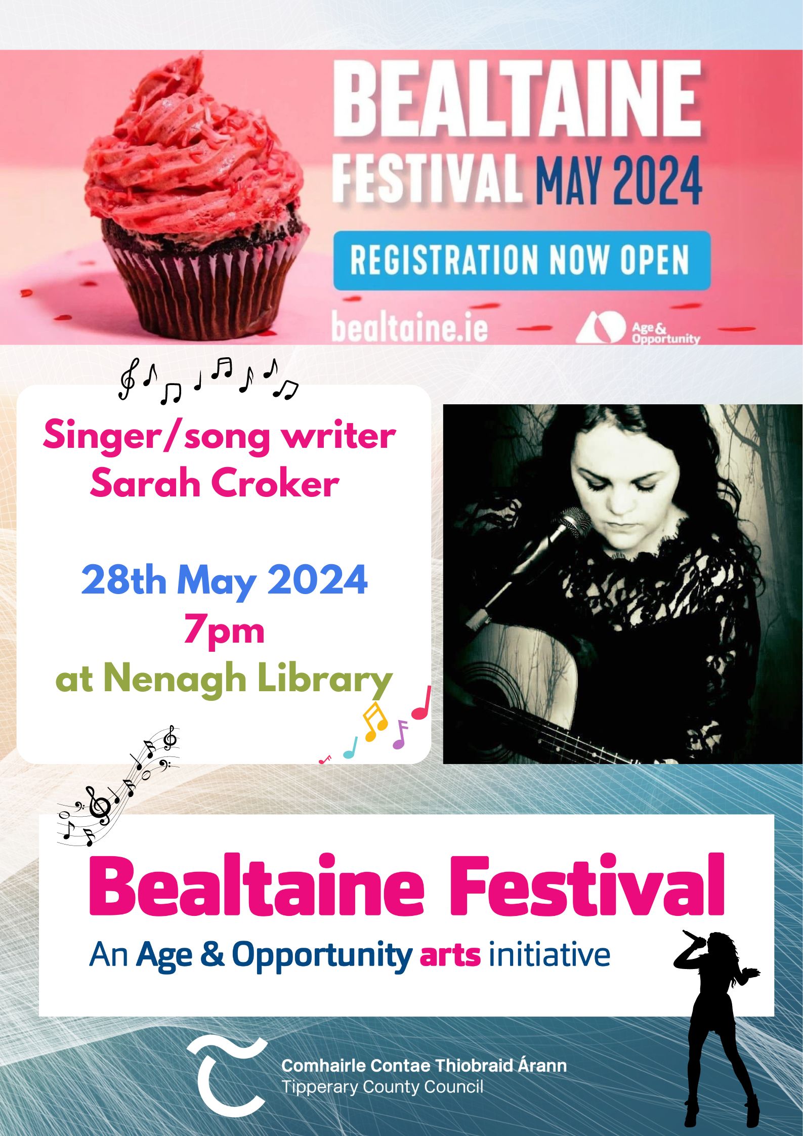 Poster of Singer Sarah Croker