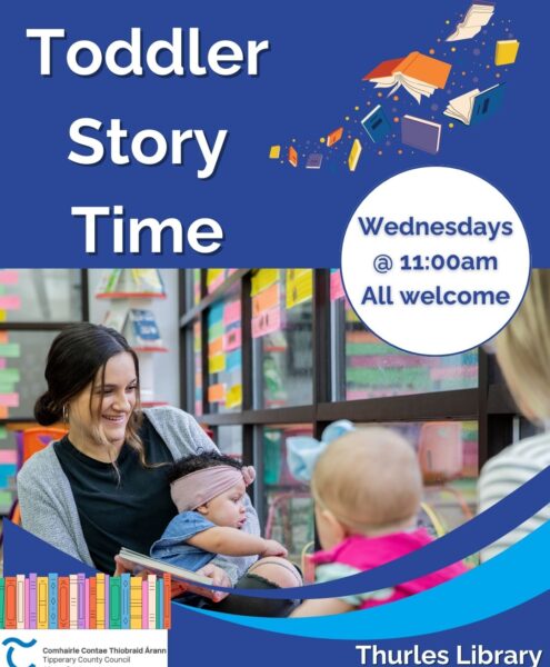 Thurles Library. Toddler StoryTime. Every Wednesday @11:00am. No booking required
